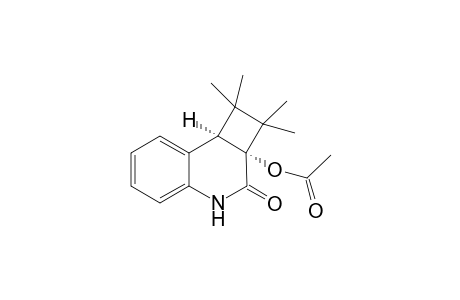 cis-2a-(Acetyloxy)-2,2a,4,8b-tetrahydro-1,1,2,2-tetramethylcyclobuta[c]quinolin-3(1H)-one