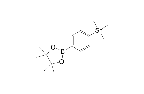 Trimethyl(4-(4,4,5,5-tetramethyl-1,3,2-dioxaborolan-2-yl)phenyl)stannane