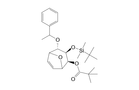 (3.beta.-(tert-Butyldimethylsilyloxy)-2.alpha.-(1'-phenylethoxy)-8-oxabicyclo[3.2.1]oct-6-en-4.beta.-yl)pivaloate
