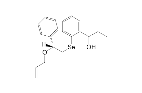 1-[2-((R)-2-Allyloxy-2-phenyl-ethylselanyl)-phenyl]-propan-1-ol