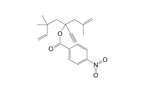 1-Methallyl-1-ethynyl-3,3-dimethylpen-4-enyl 4'-Nitrobenzoate