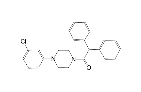 1-(3-chlorophenyl)-4-(diphenylacetyl)piperazine