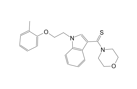 2-methylphenyl 2-[3-(4-morpholinylcarbothioyl)-1H-indol-1-yl]ethyl ether