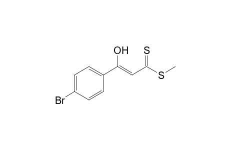2-Propene(dithioic) acid, 3-(4-bromophenyl)-3-hydroxy-, methyl ester