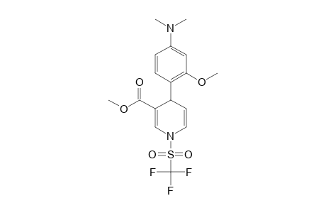 4-(4-DIMETHYLAMINO-2-METHOXY-PHENYL)-1-TRIFLUOROMETHANESULFONYL-1,4-DIHYDRO-PYRIDINE-3-CARBOXYLIC-ACID-METHYLESTER
