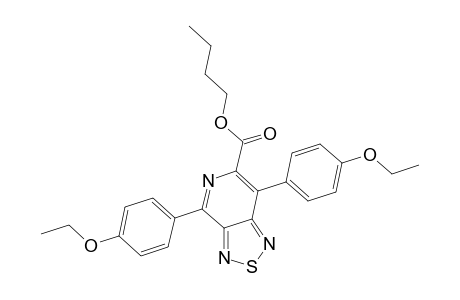 Butyl 4,7-di(para-ethoxyphenyl)-1,2,5-thiadiazolo(3,4-c)pyridine-6-carboxylate