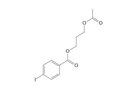 p-IODOBENZOIC ACID, 3-HYDROXYPROPYL ESTER, ACETATE