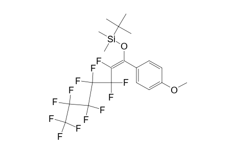 1-(4-Methjoxyphenyl)-1-[(tert-butyldimethylsilyl)oxy]perfluoroheptene