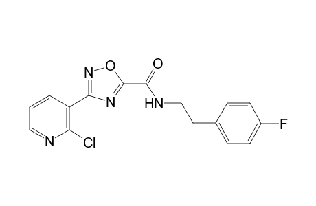 1,2,4-Oxadiazole-5-carboxamide, 3-(2-chloro-3-pyridinyl)-N-[2-(4-fluorophenyl)ethyl]-