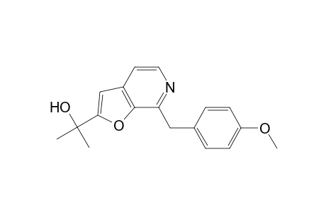 2-(.alpha.-Hydroxy-.alpha.-methylethyl)-7-(4'-methoxybenzyl)furo[2,3-c]pyridine