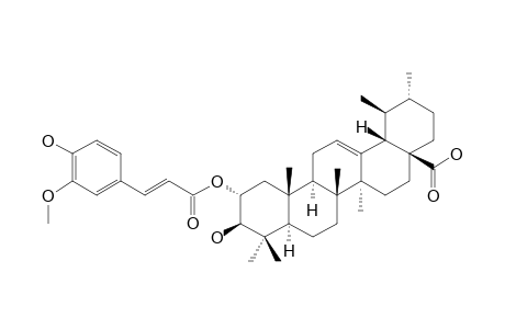 2-ALPHA-O-TRANS-FERULYL-3-BETA-HYDROXY-URS-12-EN-28-OIC-ACID