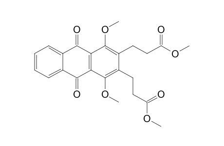 Dimethyl 1,4-dimethoxy-9,10-dioxo-9,10-dihydroanthracene-2,3-dipropanoate