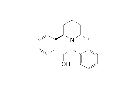 (2S,6R,1'R)-N-(2-Hydroxy-1-phenylethyl)-2-methyl-6-phenylpiperidine