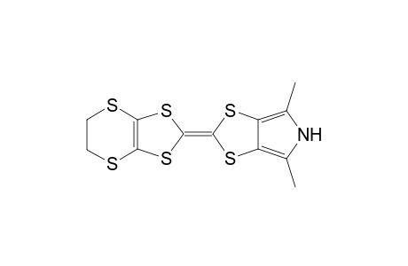 2-(5,6-dihydro-[1,3]dithiolo[4,5-b][1,4]dithiin-2-ylidene)-4,6-dimethyl-5H-[1,3]dithiolo[4,5-c]pyrrole