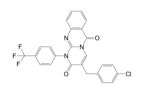 3-(4-Chlorobenzyl)-1-(4-(trifluoromethyl)phenyl)-1H-pyrimido[2,1-b]quinazoline-2,6-dione