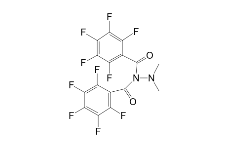 2,3,4,5,6-Pentafluoro-N',N'-dimethyl-N-(2,3,4,5,6-pentafluorobenzoyl)benzohydrazide
