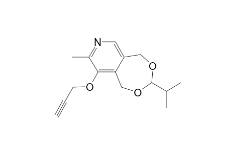 [1,3]Dioxepino[5,6-c]pyridine, 1,5-dihydro-8-methyl-3-(1-methylethyl)-9-(2-propynyloxy)-