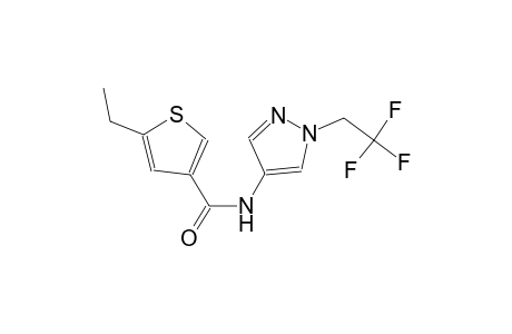 5-ethyl-N-[1-(2,2,2-trifluoroethyl)-1H-pyrazol-4-yl]-3-thiophenecarboxamide