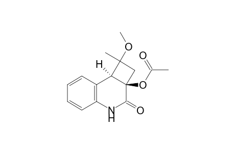 1,2a,8b-trans,cis-2a-(Acetyloxy)-2,2a,4,8b-tetrahydro-1-methoxy-1-methylcyclobuta[c]quinolin-3(1H)-one