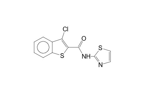 3-Chloro-N-(2-thiazolyl)-2-thianaphthenecarboxamide