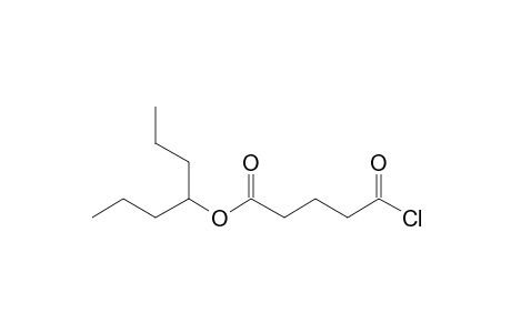 Glutaric acid, monochloride, 4-heptyl ester