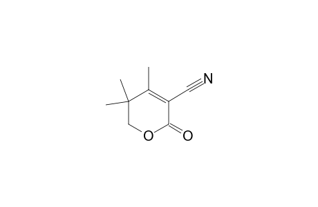3-Cyano-4,5,5-trimethyl-2-oxo-5,6-dihydro-2H-pyran