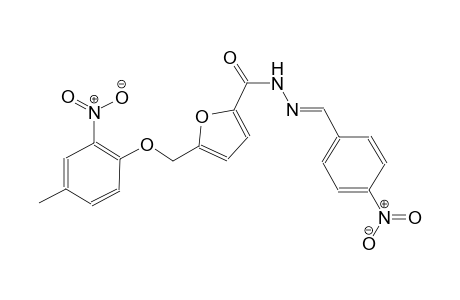 5-[(4-methyl-2-nitrophenoxy)methyl]-N'-[(E)-(4-nitrophenyl)methylidene]-2-furohydrazide
