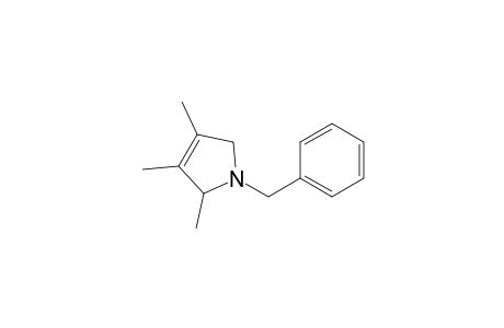 1H-Pyrrole, 2,5-dihydro-2,3,4-trimethyl-1-(phenylmethyl)-