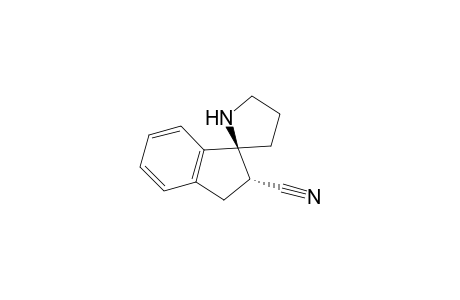 Spiro[1H-indene-1,2'-pyrrolidine]-2-carbonitrile, 2,3-dihydro-, trans-