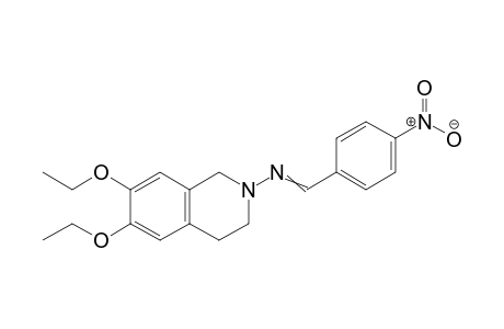 6,7-Diethoxy-2-(4-nitrobenzylidenamino)-1,2,3,4-tetrahydroisoquinoline
