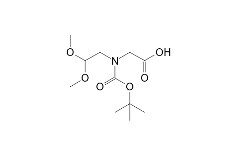 N-tert-Butyloxycarbonyl-N-(2,2-dimethoxyethyl)aminoacetic Acid