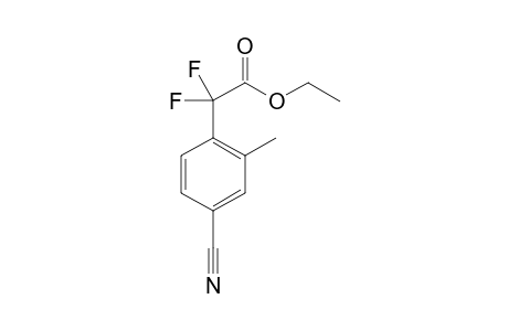 Ethyl 2-(4-cyano-2-methylphenyl)-2,2-difluoroacetate