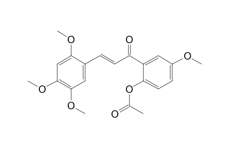 2'-(Acetyl)oxy-2,4,5,5'-tetramethoxychalcone