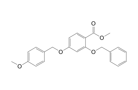 Methyl 2-benzyloxy-4-(4-methoxy)benzyloxybenzoate