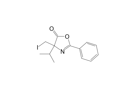 4-(iodanylmethyl)-2-phenyl-4-propan-2-yl-1,3-oxazol-5-one