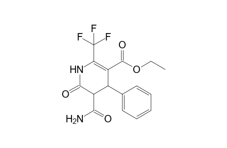 Ethyl 5-carbomoyl-6-oxo-4-(phenyl)-2-trifluoromethyl-1,4,5,6-tetrahydropyridine-3-carboxylate
