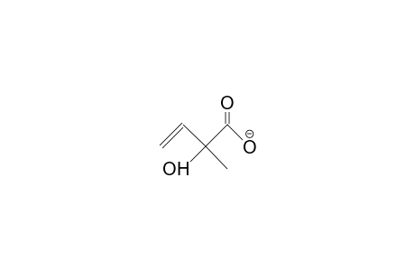 2-Hydroxy-2-methyl-3-butenoate anion