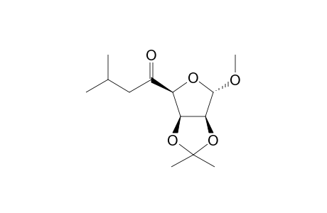 1-[(3aS,4S,6S,6aR)-4-methoxy-2,2-dimethyl-3a,4,6,6a-tetrahydrofuro[3,4-d][1,3]dioxol-6-yl]-3-methylbutan-1-one