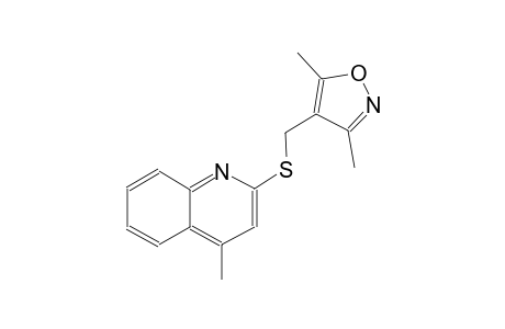 quinoline, 2-[[(3,5-dimethyl-4-isoxazolyl)methyl]thio]-4-methyl-