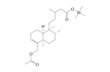 5-[(1S,2R,4ar)-5-(Acetyloxymethyl)-1,2,4A-trimethyl-2,3,4,7,8,8A-hexahydronaphthalen-1-yl]-3-methylpentanoic acid, tms derivative