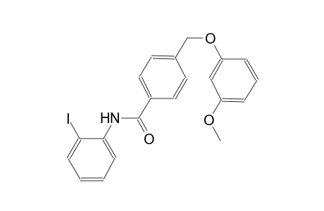 N-(2-iodophenyl)-4-[(3-methoxyphenoxy)methyl]benzamide
