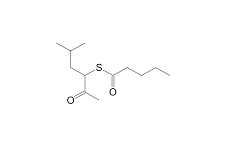 5-methyl-3-n-valerylthio-2-hexanone