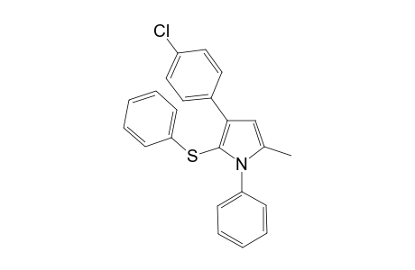 3-(4-Chlorophenyl)-5-methyl-1-phenyl-2-(phenylthio)pyrrole