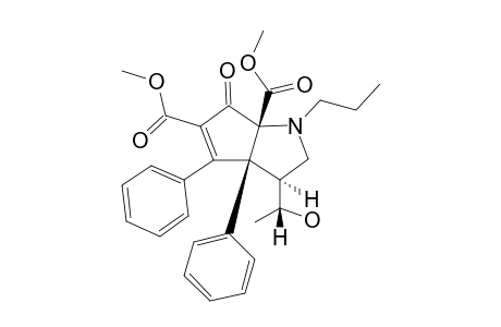 ENDO-3-(1-HYDROXYETHYL)-6-OXO-3A,4-DIPHENYL-1-PROPYL-2,3,3A,6-TETRAHYDRO-1H-CYCLOPENTA-[B]-PYRROLE-5,6A-DICARBOXYLIC-ACID-DIMETHYLESTER