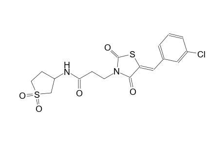 3-thiazolidinepropanamide, 5-[(3-chlorophenyl)methylene]-2,4-dioxo-N-(tetrahydro-1,1-dioxido-3-thienyl)-, (5Z)-