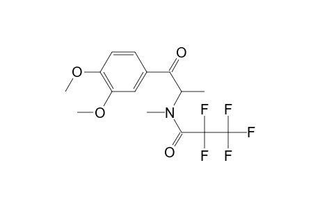 3,4-Dimethoxymethcathinone, N-pentafluoropropionyl-