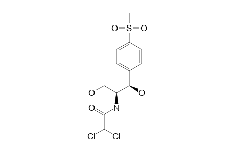 THIAMPHENICOL;D-(+)-THREO-1-(4'-METHYLSULPHONYLPHENYL)-2-DICHLOROACETAMIDO-PROPANE-1,3-DIOL