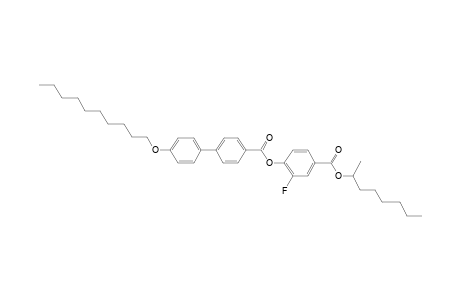 1,1'-Biphenyl-4-carboxylic acid, 4'-(decyloxy)-, [2-fluoro-4-[[(1-methylheptyl)oxy]carbonyl]phenyl] ester