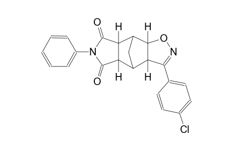 (3aS,4S,4aR,7aS,8S,8aS)-3-(4-chlorophenyl)-6-phenyl-4,4a,8,8a-tetrahydro-3aH-4,8-methanoisoxazolo[4,5-f]isoindole-5,7(6H,7aH)-dione