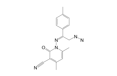 3-CYANO-4,6-DIMETHYL-2-OXO-1-IMINO-(4-METHYL-OMEGA-HYDRAZINOACETO-PHENONYLIDIENO)-PYRIDINE